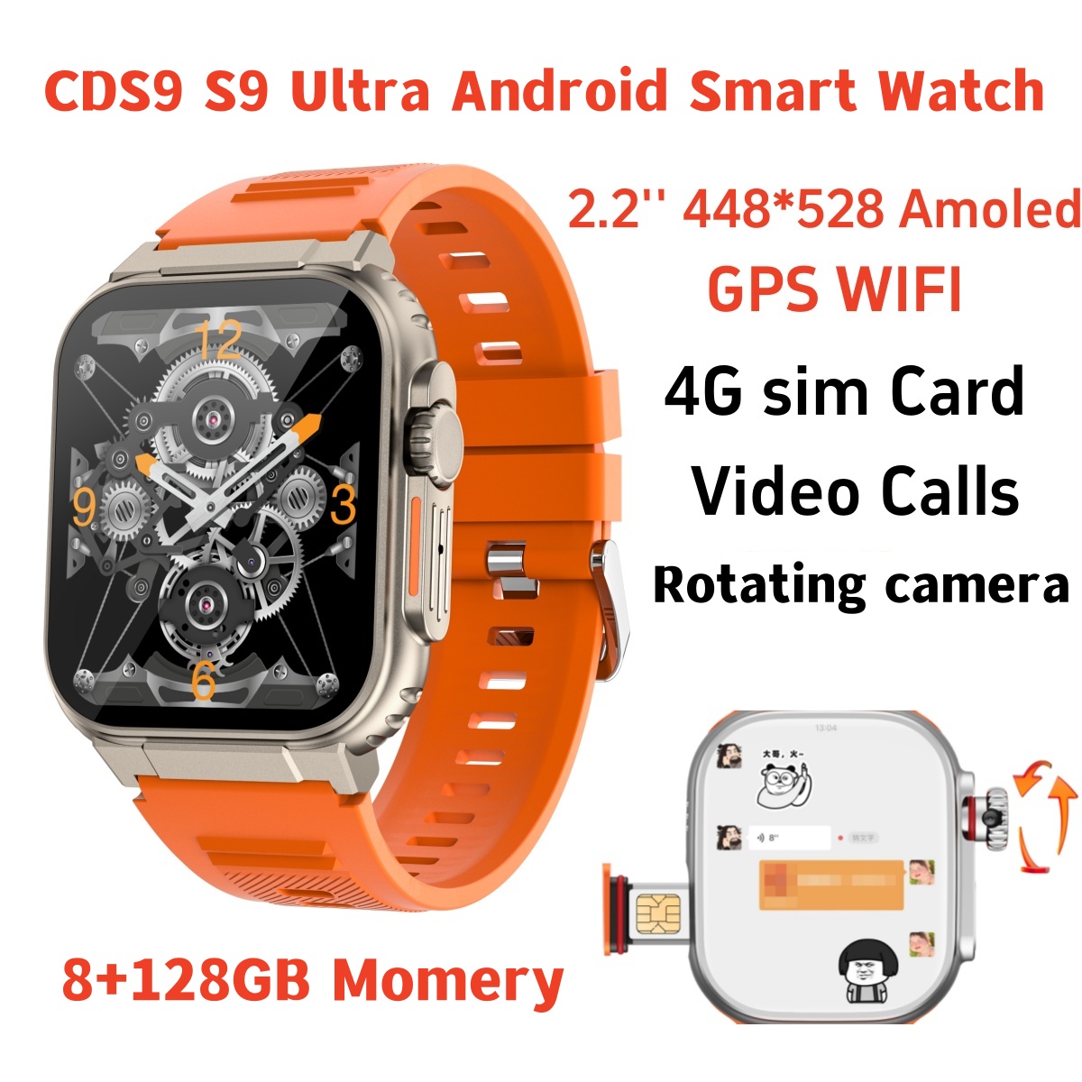 Oryginalny Smartwatch S10 z ob – Fall Detection Watch recenzja i cena